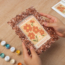 Load image into Gallery viewer, Mini Paint by number with frame - Flower market - Honolulu