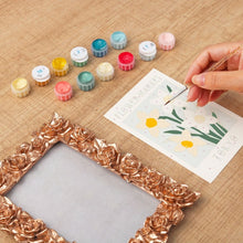 Load image into Gallery viewer, Mini Paint by number with frame - Flower market - Tokyo