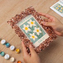 Load image into Gallery viewer, Mini Paint by number with frame - Flower market - Tokyo