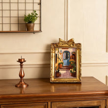 Load image into Gallery viewer, Mini Paint by number with frame - Mediterranean Courtyard