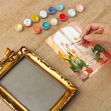 Load image into Gallery viewer, Mini Paint by number with frame - Spring Window