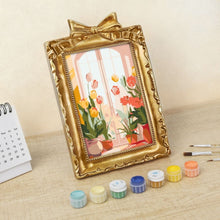 Load image into Gallery viewer, Mini Paint by number with frame - Spring Window