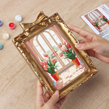 Load image into Gallery viewer, Mini Paint by number with frame - Blooming Window