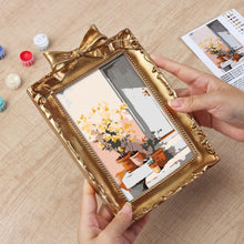 Load image into Gallery viewer, Mini Paint by number with frame - Courtyard in Bloom