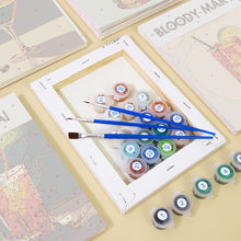 Load image into Gallery viewer, Mini Paint by numbers 15x20cm (6 pieces) - Modern Bar Mixology Art Series 3