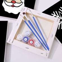 Load image into Gallery viewer, Mini Paint by numbers 15x15cm (4 pieces) - Classic Christmas Icons 1