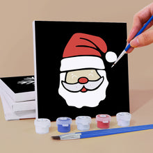 Load image into Gallery viewer, Mini Paint by numbers 15x15cm (4 pieces) - Classic Christmas Icons 1