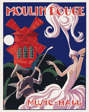 Load image into Gallery viewer, Paint by numbers kit for adults Poster Moulin Rouge - Music Hall Figured'Art UK