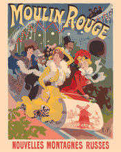 Load image into Gallery viewer, Paint by numbers kit for adults Poster Moulin Rouge - New Roller Coasters Figured'Art UK