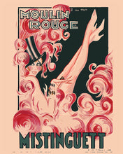 Load image into Gallery viewer, Paint by numbers kit for adults Poster Moulin Rouge - Mistinguett Figured'Art UK