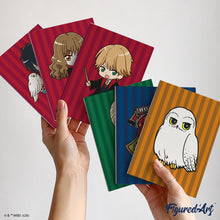 Load image into Gallery viewer, Mini Paint by numbers 15x20cm (6 pieces) - Harry Potter Cute Look