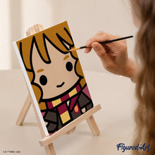 Load image into Gallery viewer, Mini Paint by numbers 15x20cm (6 pieces) - Harry Potter Chibi Faces