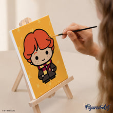 Load image into Gallery viewer, Mini Paint by numbers 15x20cm (6 pieces) - Harry Potter Chibi Collection