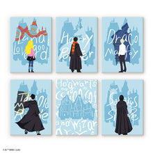 Load image into Gallery viewer, Mini Paint by numbers 15x20cm (6 pieces) - Harry Potter Looking Forward Figured'Art