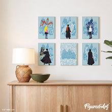 Load image into Gallery viewer, Mini Paint by numbers 15x20cm (6 pieces) - Harry Potter Looking Forward