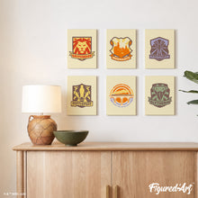 Load image into Gallery viewer, Mini Paint by numbers 15x20cm (6 pieces) - Harry Potter Summer Magic