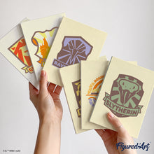 Load image into Gallery viewer, Mini Paint by numbers 15x20cm (6 pieces) - Harry Potter Summer Magic