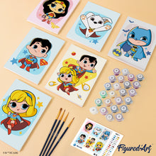 Load image into Gallery viewer, Mini Paint by Numbers Set 15x20cm (6 pieces) - DC Cuter Than Cute