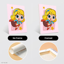 Load image into Gallery viewer, Mini Paint by Numbers Set 15x20cm (6 pieces) - Superman and Supergirl