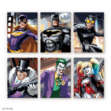Load image into Gallery viewer, Mini Paint by Numbers Set 15x20cm (6 pieces) - Batman Heroes &amp; Villains Figured'Art