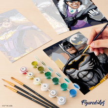 Load image into Gallery viewer, Mini Paint by Numbers Set 15x20cm (6 pieces) - Batman Heroes &amp; Villains