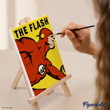 Load image into Gallery viewer, Mini Paint by Numbers Set 15x20cm (6 pieces) - Heroes of the DC Universe