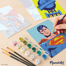 Load image into Gallery viewer, Mini Paint by Numbers Set 15x20cm (6 pieces) - DC Legends Forever
