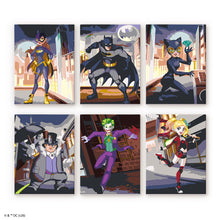 Load image into Gallery viewer, Mini Paint by Numbers Set 15x20cm (6 pieces) - Batman Gotham City Figured'Art
