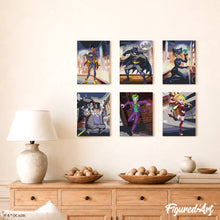 Load image into Gallery viewer, Mini Paint by Numbers Set 15x20cm (6 pieces) - Batman Gotham City