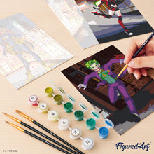 Load image into Gallery viewer, Mini Paint by Numbers Set 15x20cm (6 pieces) - Batman Gotham City