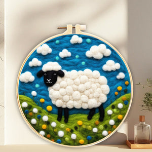 Needle Felting kit - Sheep in a Field