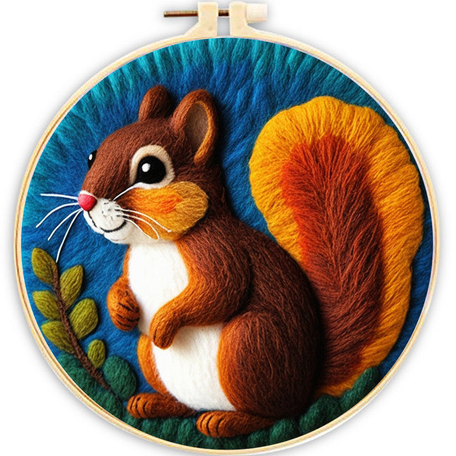 Needle Felting kit - Squirrel