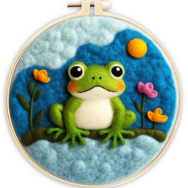Needle Felting kit - Frog