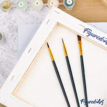 Load image into Gallery viewer, Mini Paint by numbers Travel Poster California Balloons 20x20cm already framed