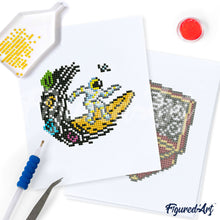 Load image into Gallery viewer, Gem Painting kit - Astronauts series