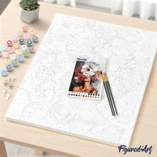 Load image into Gallery viewer, paint by numbers | Pink Tree | advanced landscapes | FiguredArt