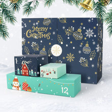 Load image into Gallery viewer, Paint by Numbers Advent Calendar 2025 - Merry Christmas (Blu-12 boxes)