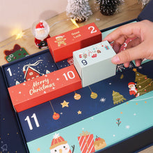 Load image into Gallery viewer, Paint by Numbers Advent Calendar 2025 - Merry Christmas (Blu-12 boxes)