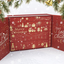 Load image into Gallery viewer, Paint by Numbers Advent Calendar 2025 - Merry Christmas (Red-12 boxes)