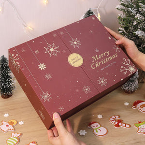 Paint by Numbers Advent Calendar 2025 - Merry Christmas (Red-12 boxes)