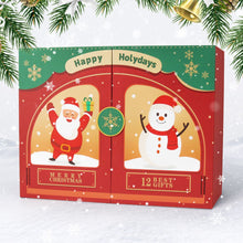 Load image into Gallery viewer, Paint by Numbers Advent Calendar 2025 - Holly Jolly (Red-12 boxes)