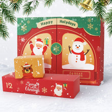 Load image into Gallery viewer, Paint by Numbers Advent Calendar 2025 - Holly Jolly (Red-12 boxes)