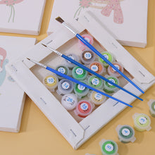 Load image into Gallery viewer, Mini Paint by numbers 15x15cm (9 pieces) - Cute Christmas Characters