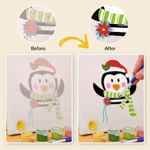 Load image into Gallery viewer, Mini Paint by numbers 15x15cm (9 pieces) - Cute Christmas Characters