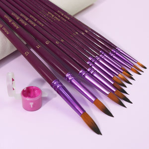 Premium 12-Piece Artist Brush Set