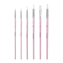 Load image into Gallery viewer, Essential 6-Piece Multisize Paint Brush Set