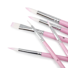 Load image into Gallery viewer, Essential 6-Piece Multisize Paint Brush Set