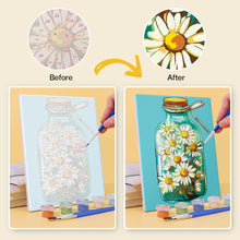 Load image into Gallery viewer, Mini Paint by numbers 15x20cm (6 pieces) - Magical Glass Bottle Series
