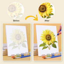 Load image into Gallery viewer, Mini Paint by numbers 15x20cm (6 pieces) - Floral Journey