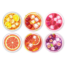 Load image into Gallery viewer, Mini Paint by Numbers Set - Discs Ø20cm (6 pieces) - A Taste of Summer Figured'Art